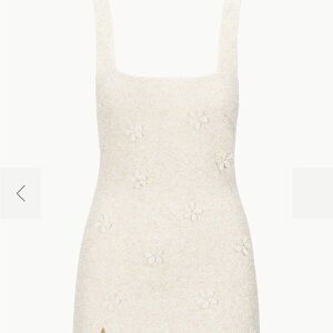 Staud Cream Knit Dress